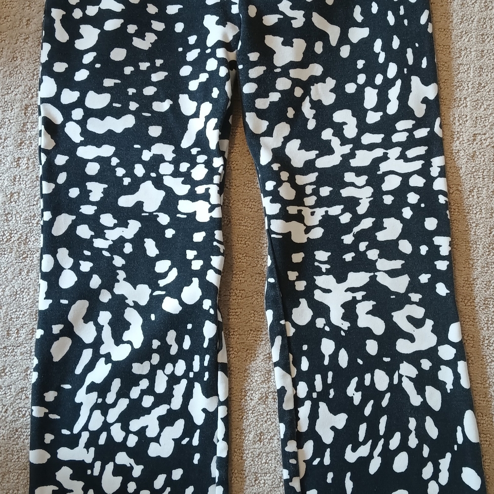High-rise pull on cropped pants
